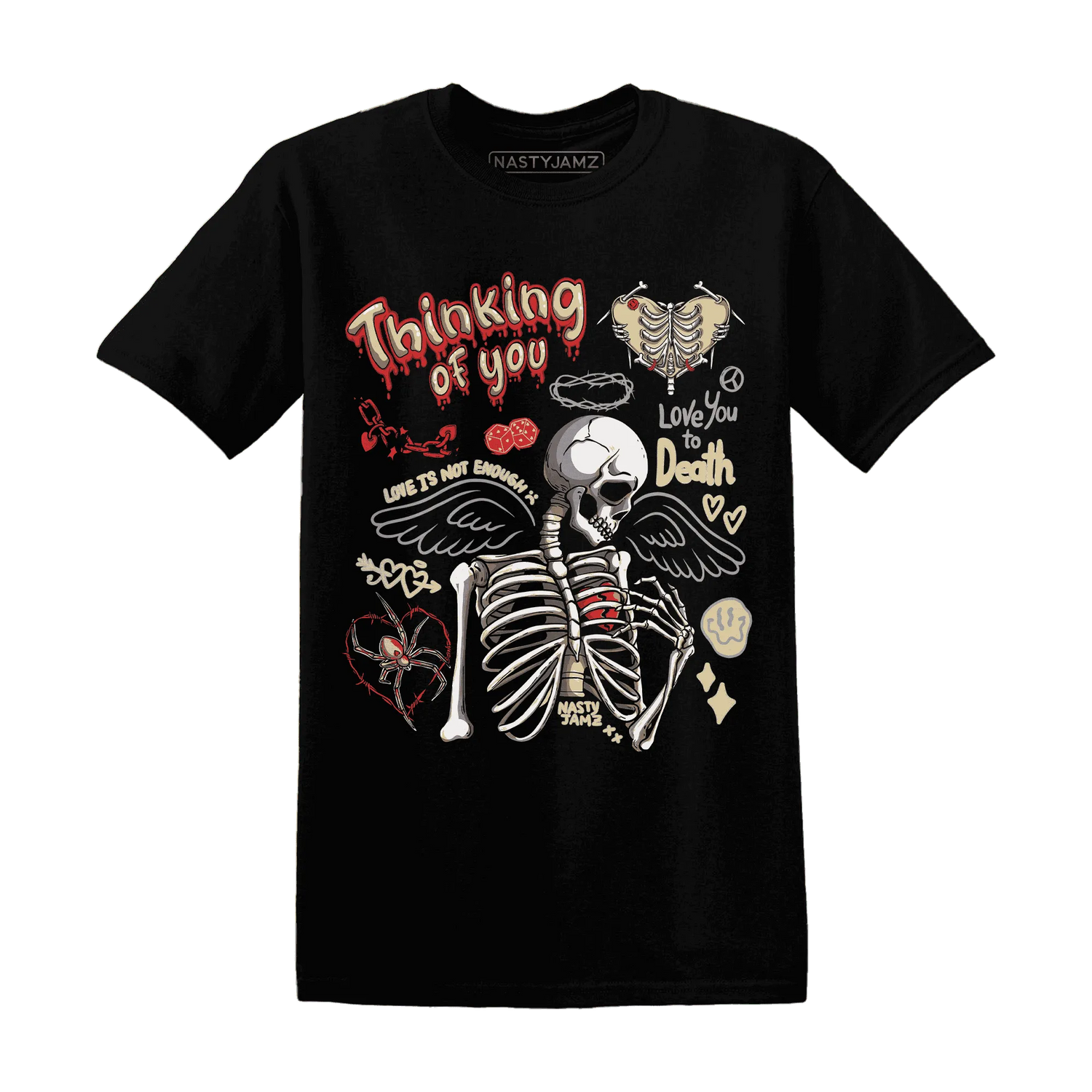Dunk-Strawberry-Waffle-NastyJamz-T-Shirt-Match-Thinking-Of-You