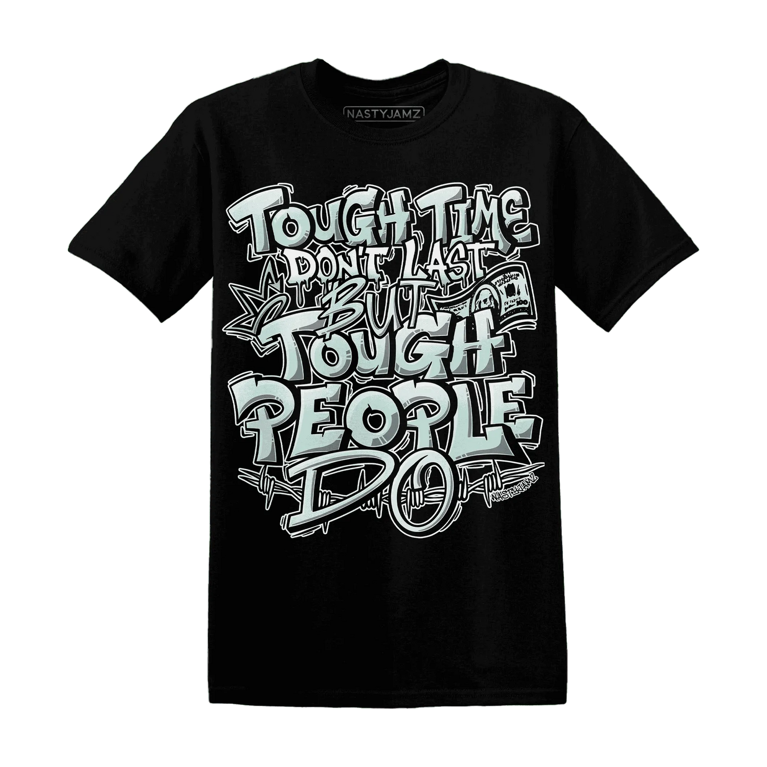 NastyJamz-AF-1-Low-Jade-Ice-White-T-Shirt-Match-Tough-People-Never-Fall