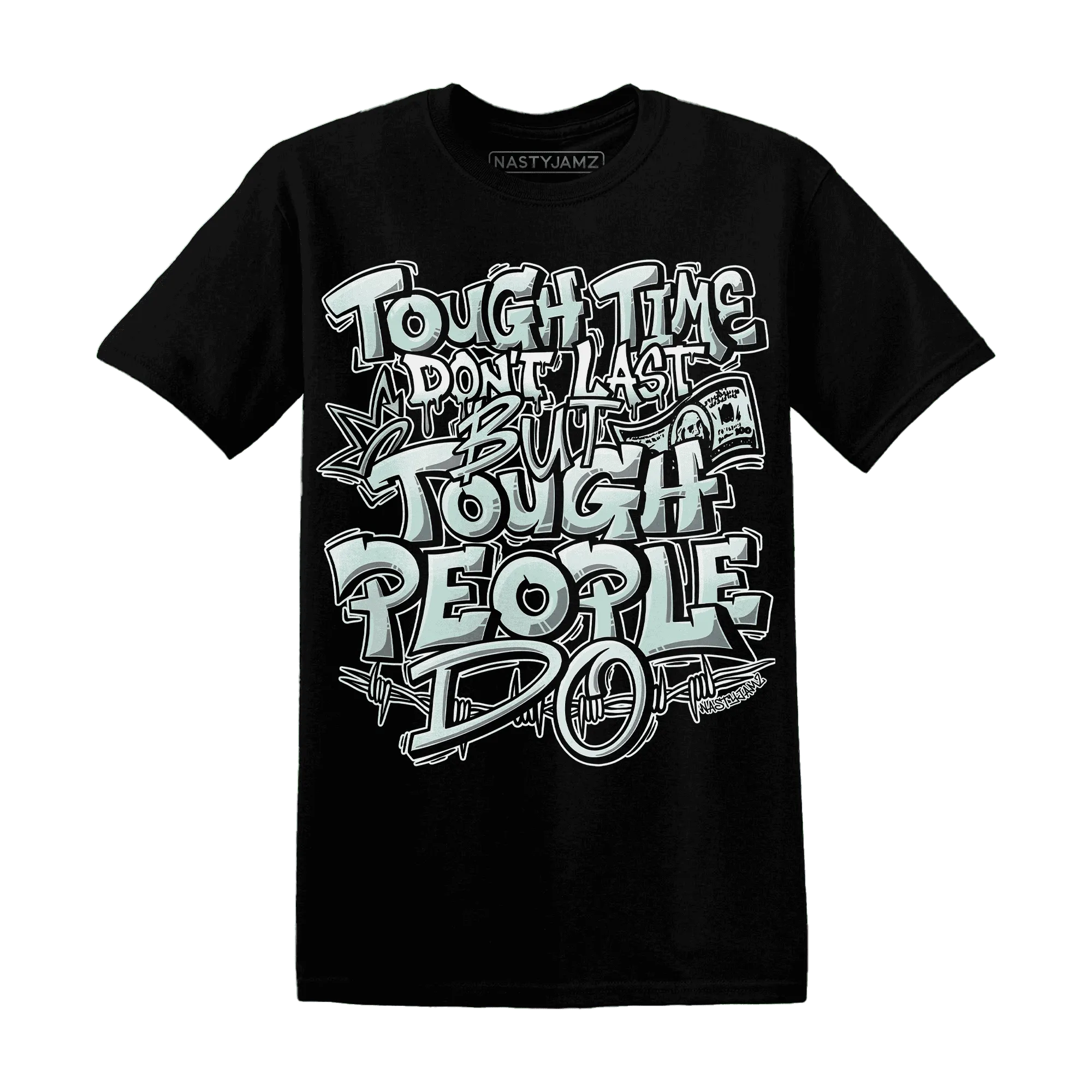 NastyJamz-AF-1-Low-Jade-Ice-White-T-Shirt-Match-Tough-People-Never-Fall
