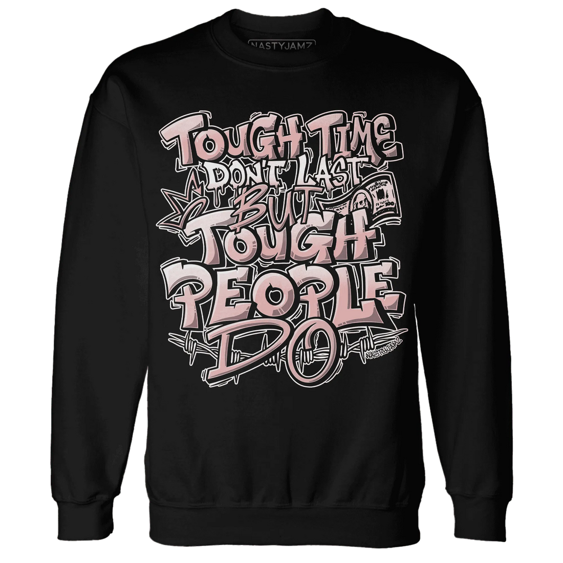 Low-Legend-Pink-11s-Sweatshirt-Match-Tough-People-Never-Fall