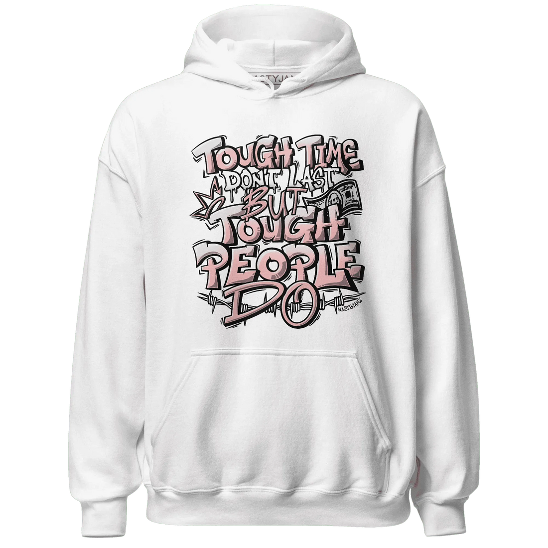 Low-Legend-Pink-11s-Hoodie-Match-Tough-People-Never-Fall