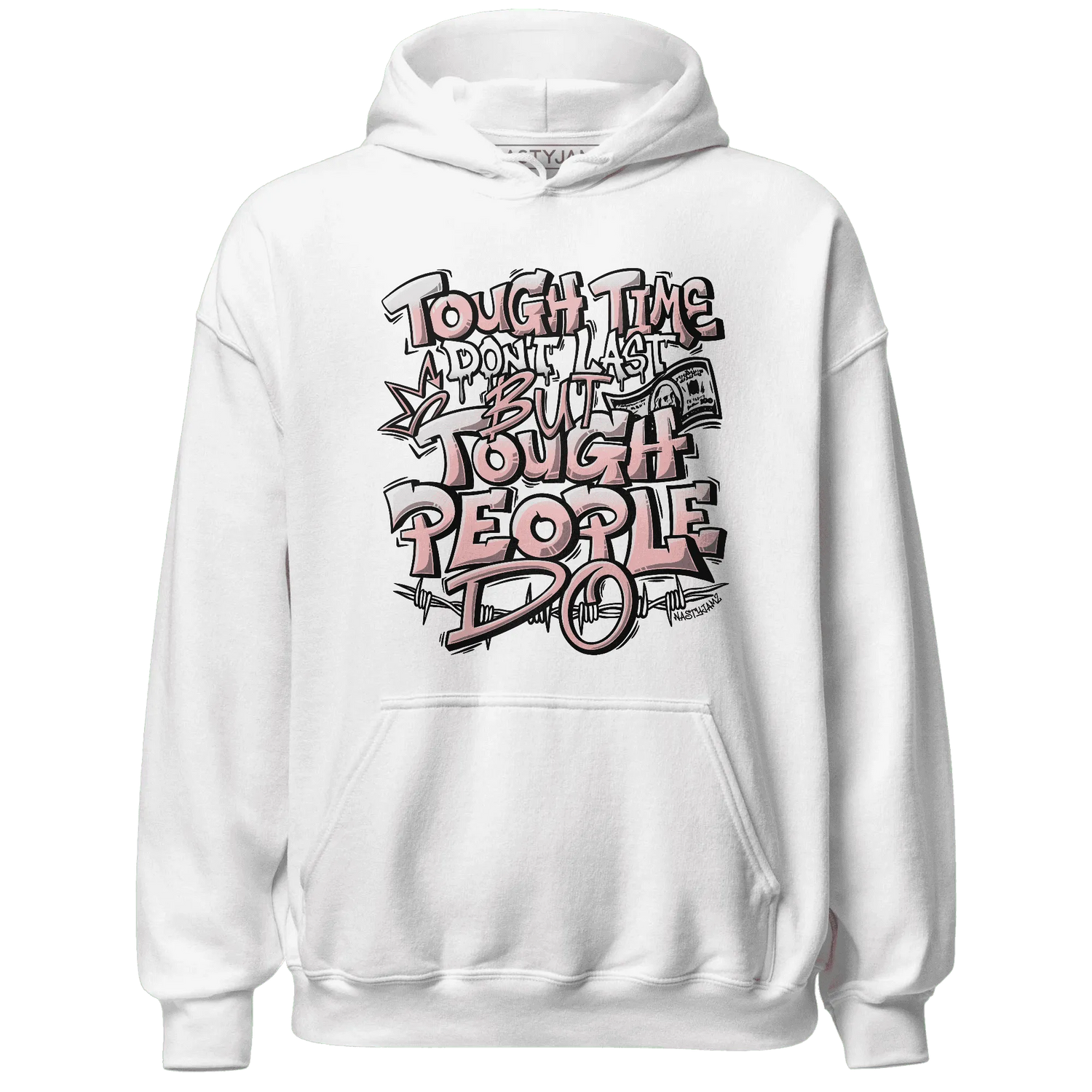 Low-Legend-Pink-11s-Hoodie-Match-Tough-People-Never-Fall