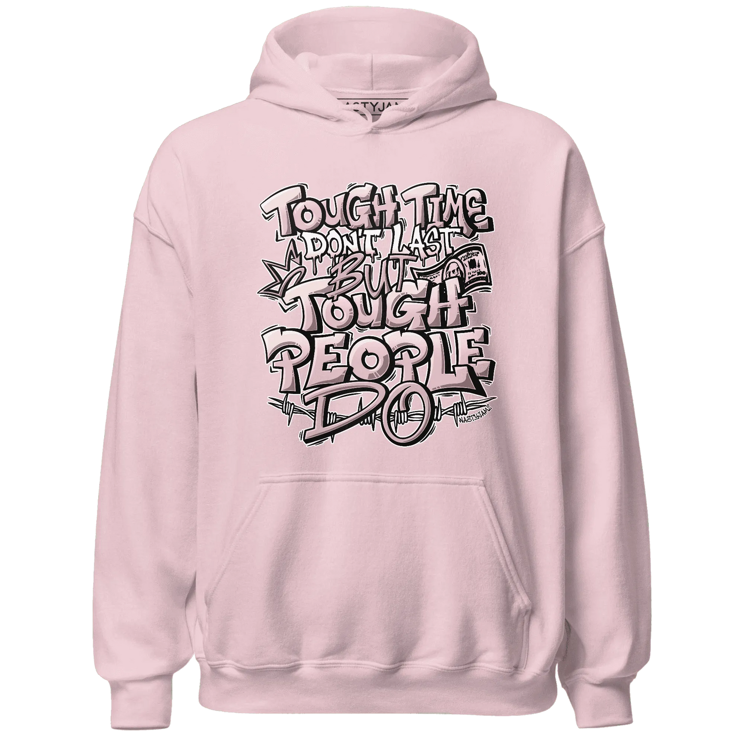 Low-Legend-Pink-11s-Hoodie-Match-Tough-People-Never-Fall