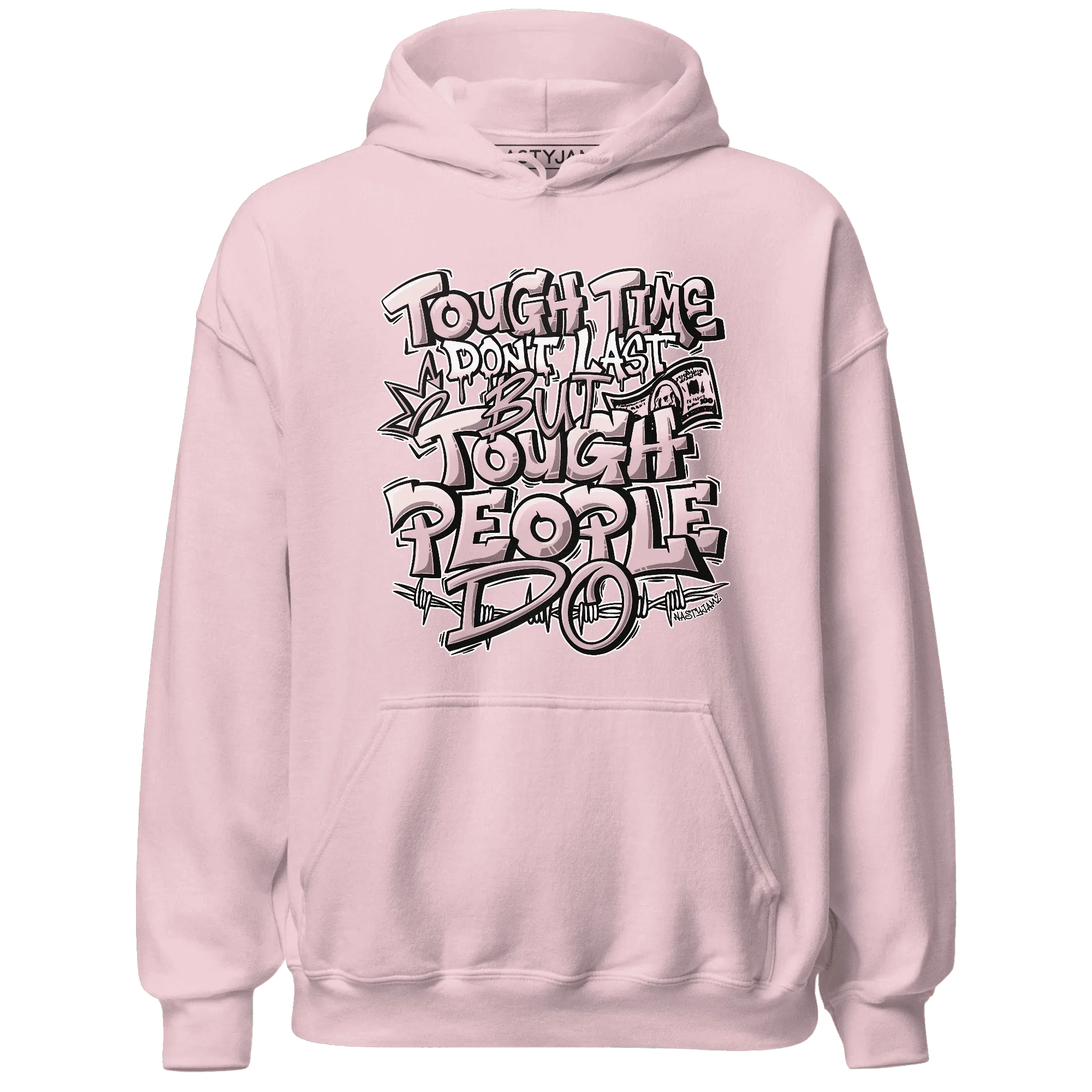 Low-Legend-Pink-11s-Hoodie-Match-Tough-People-Never-Fall
