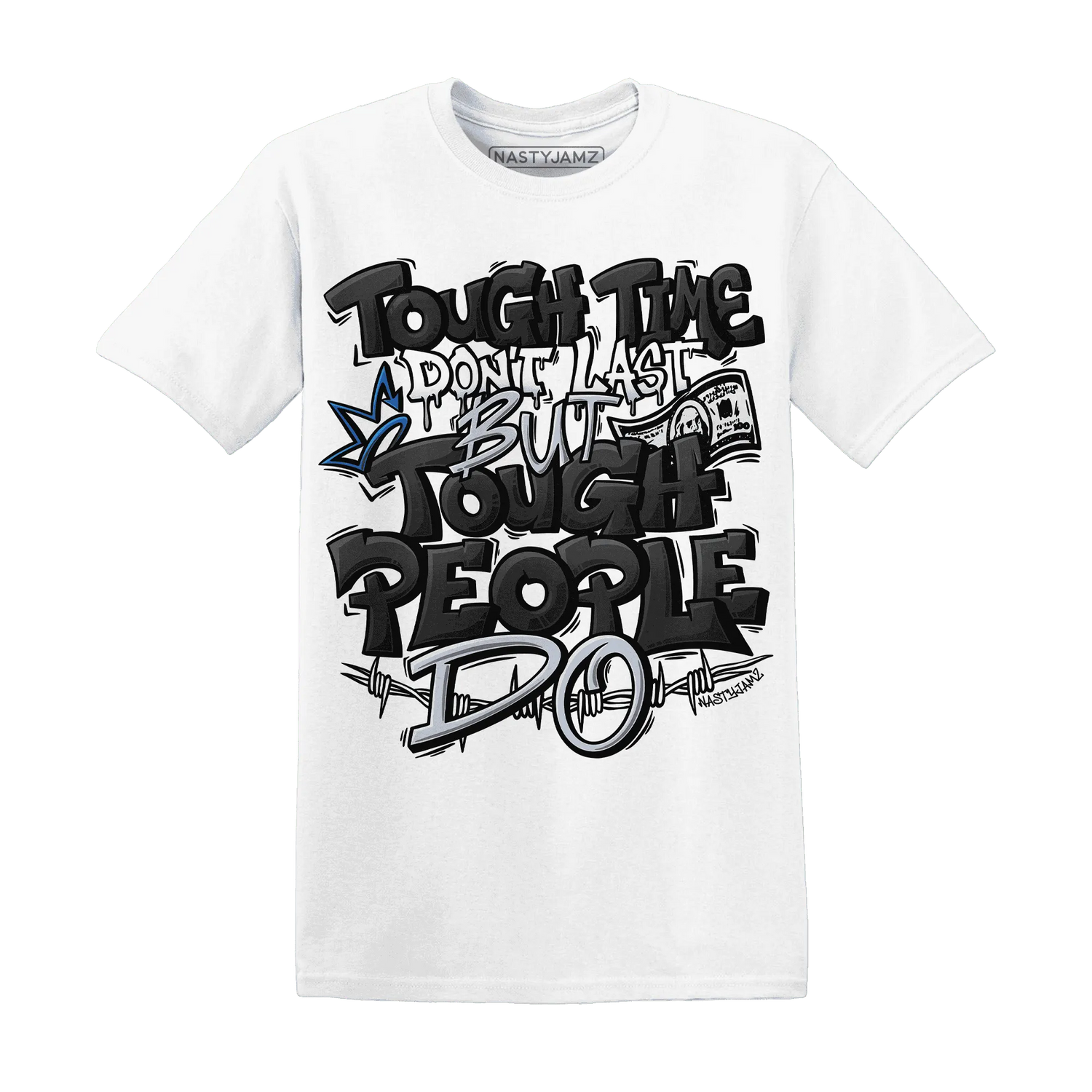 Low-Space-Jamz-11s-T-Shirt-Match-Tough-People-Never-Fall