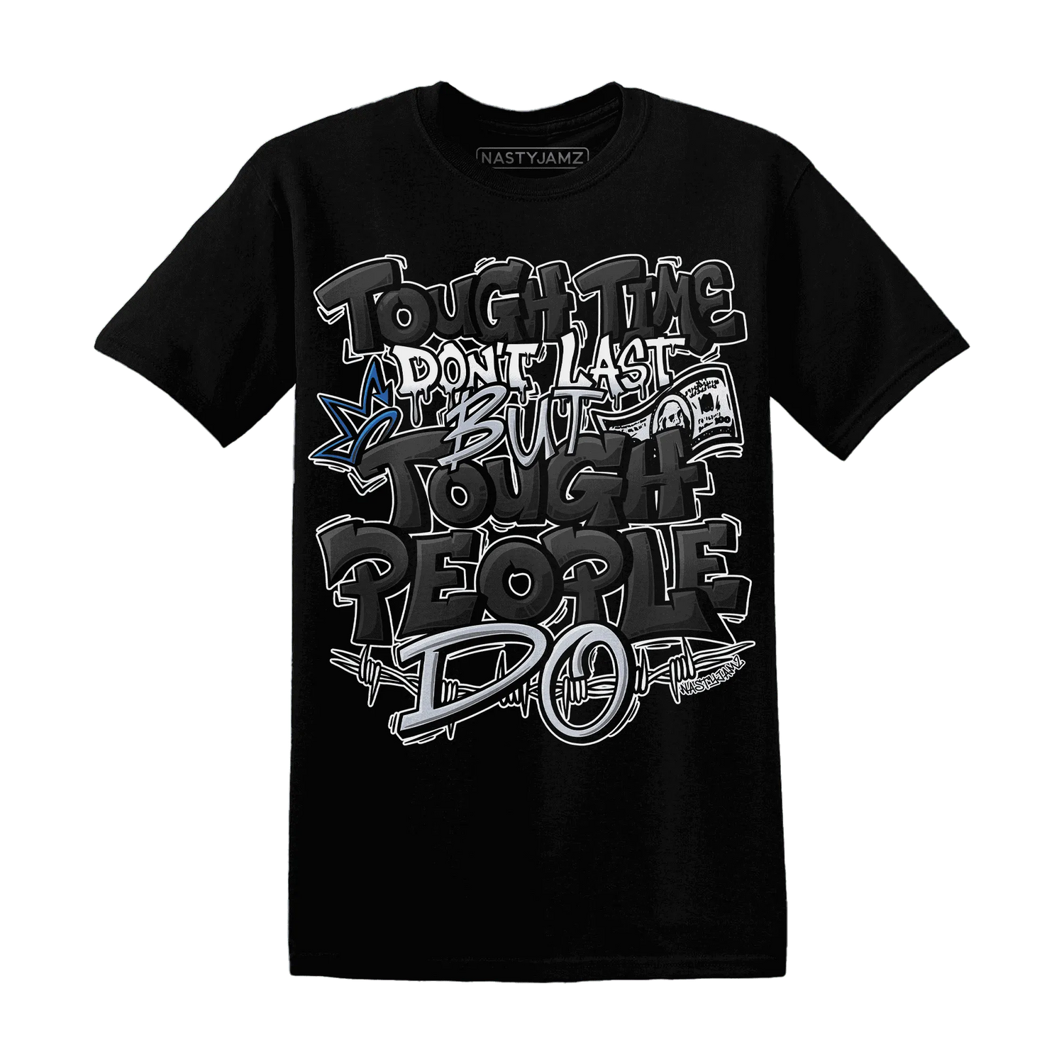 Low-Space-Jamz-11s-T-Shirt-Match-Tough-People-Never-Fall