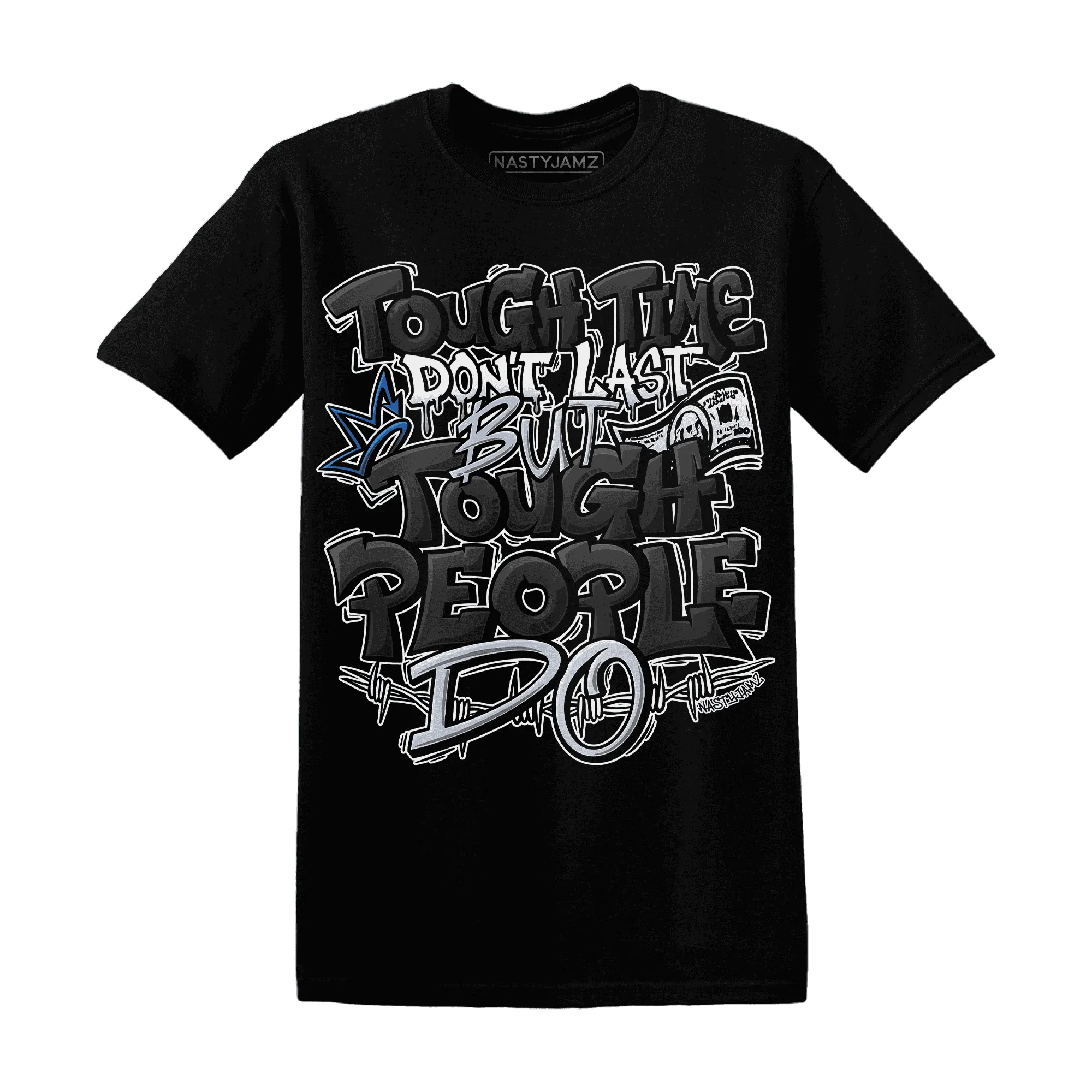 Low-Space-Jamz-11s-T-Shirt-Match-Tough-People-Never-Fall