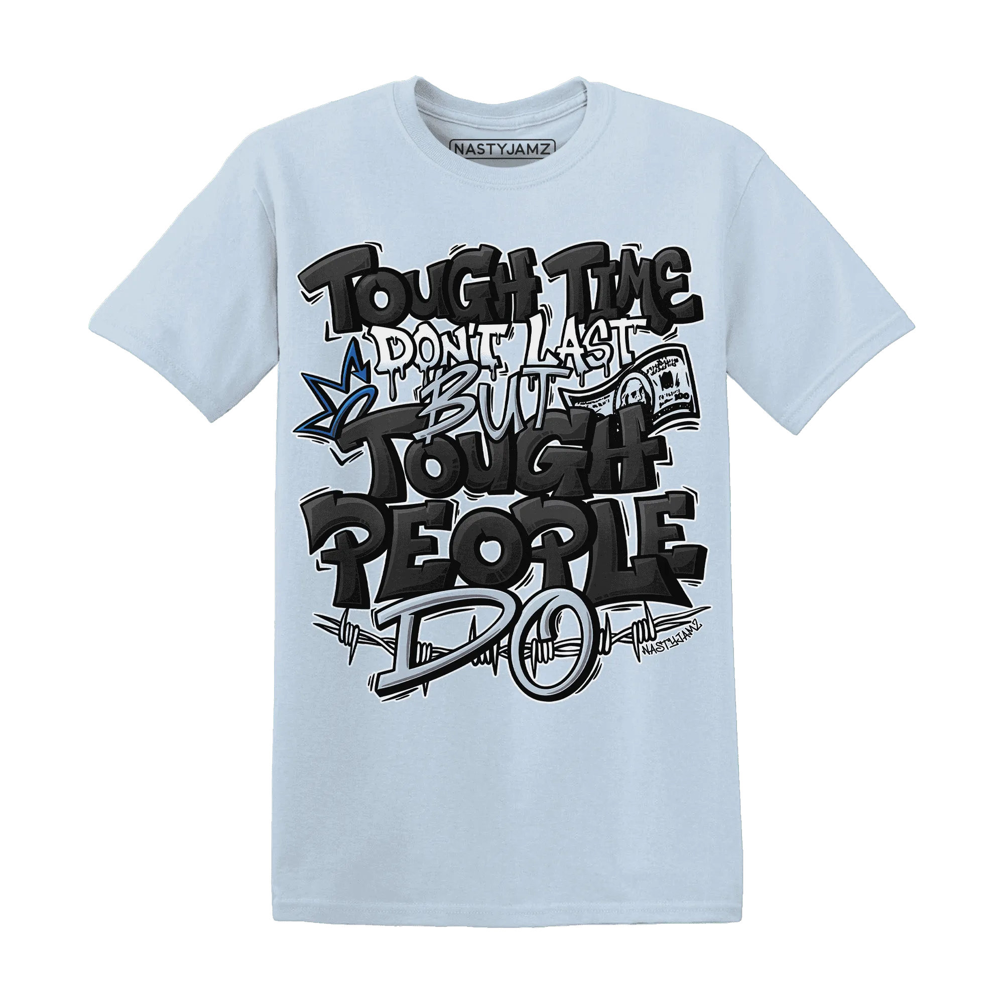 Low-Space-Jamz-11s-T-Shirt-Match-Tough-People-Never-Fall