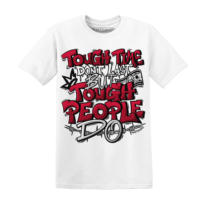 Retro-Red-Taxi-12s-T-Shirt-Match-Tough-People-Never-Fall