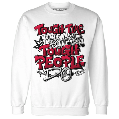 Retro-Red-Taxi-12s-Sweatshirt-Match-Tough-People-Never-Fall