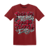 Retro-Red-Taxi-12s-T-Shirt-Match-Tough-People-Never-Fall
