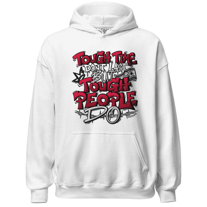 Retro-Red-Taxi-12s-Hoodie-Match-Tough-People-Never-Fall