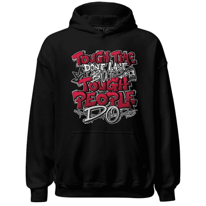 Retro-Red-Taxi-12s-Hoodie-Match-Tough-People-Never-Fall