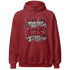 Retro-Red-Taxi-12s-Hoodie-Match-Tough-People-Never-Fall