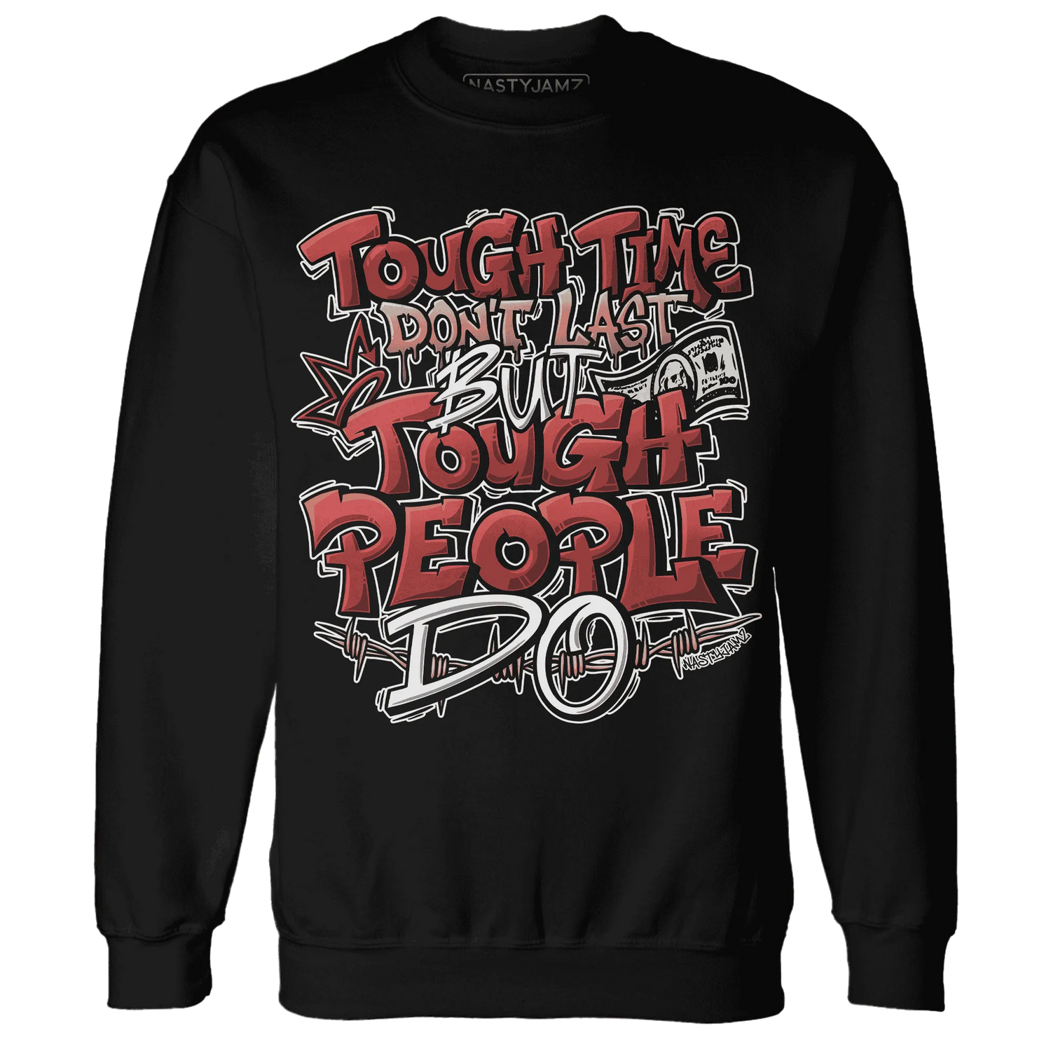 Dune-Red-13s-Sweatshirt-Match-Tough-People-Never-Fall