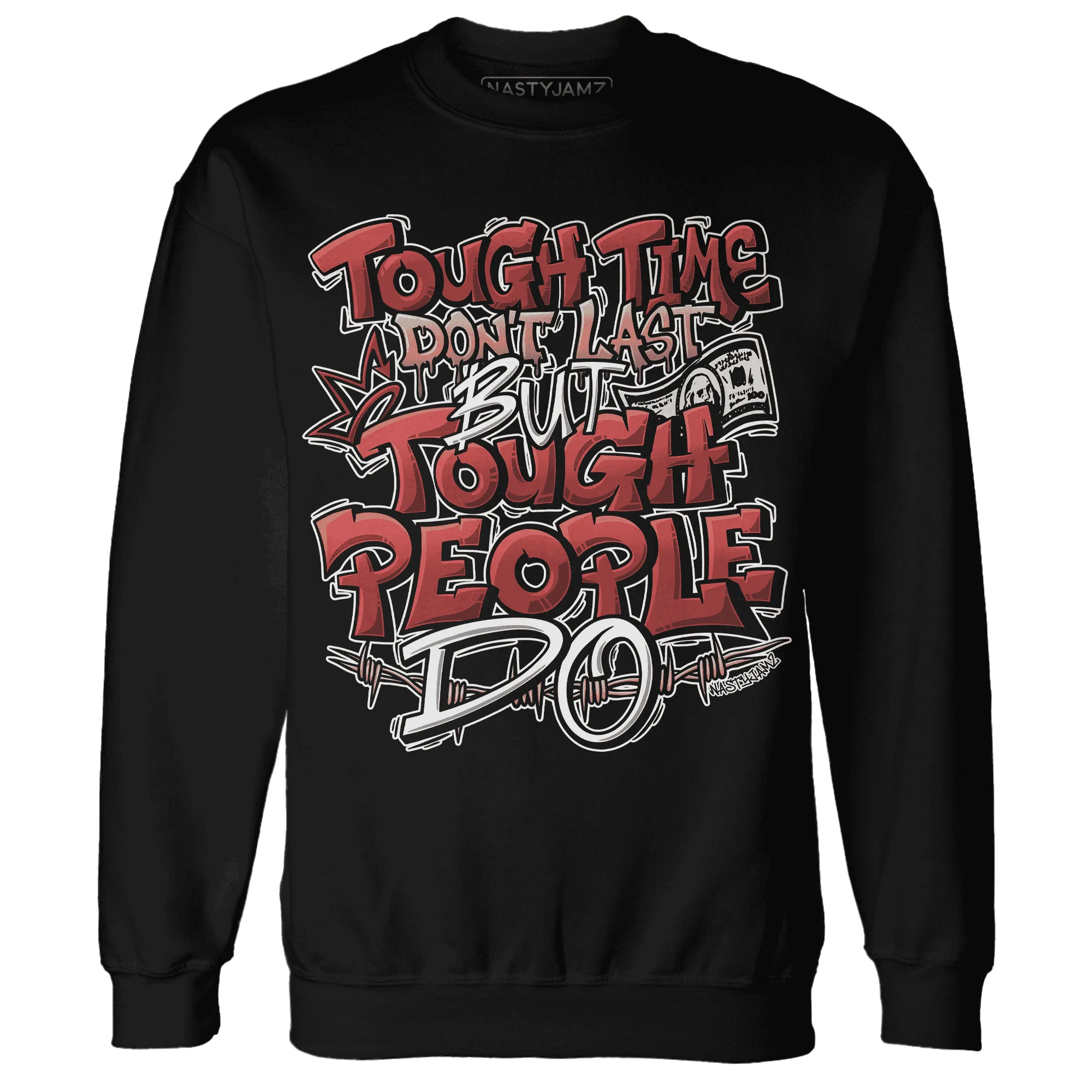 Dune-Red-13s-Sweatshirt-Match-Tough-People-Never-Fall