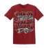 Dune-Red-13s-T-Shirt-Match-Tough-People-Never-Fall