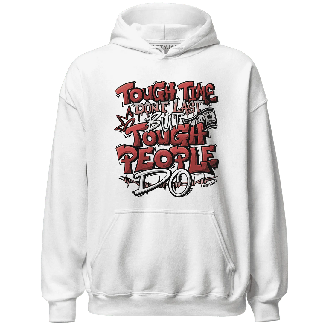 Dune-Red-13s-Hoodie-Match-Tough-People-Never-Fall