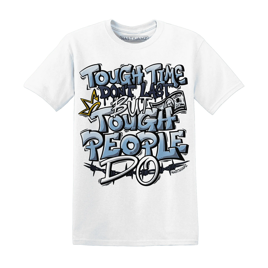 First-In-Flight-1s-T-Shirt-Match-Tough-People-Never-Fall