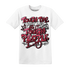 High-87-Metallic-Burgundy-1s-T-Shirt-Match-Tough-People-Never-Fall