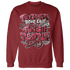 High-87-Metallic-Burgundy-1s-Sweatshirt-Match-Tough-People-Never-Fall