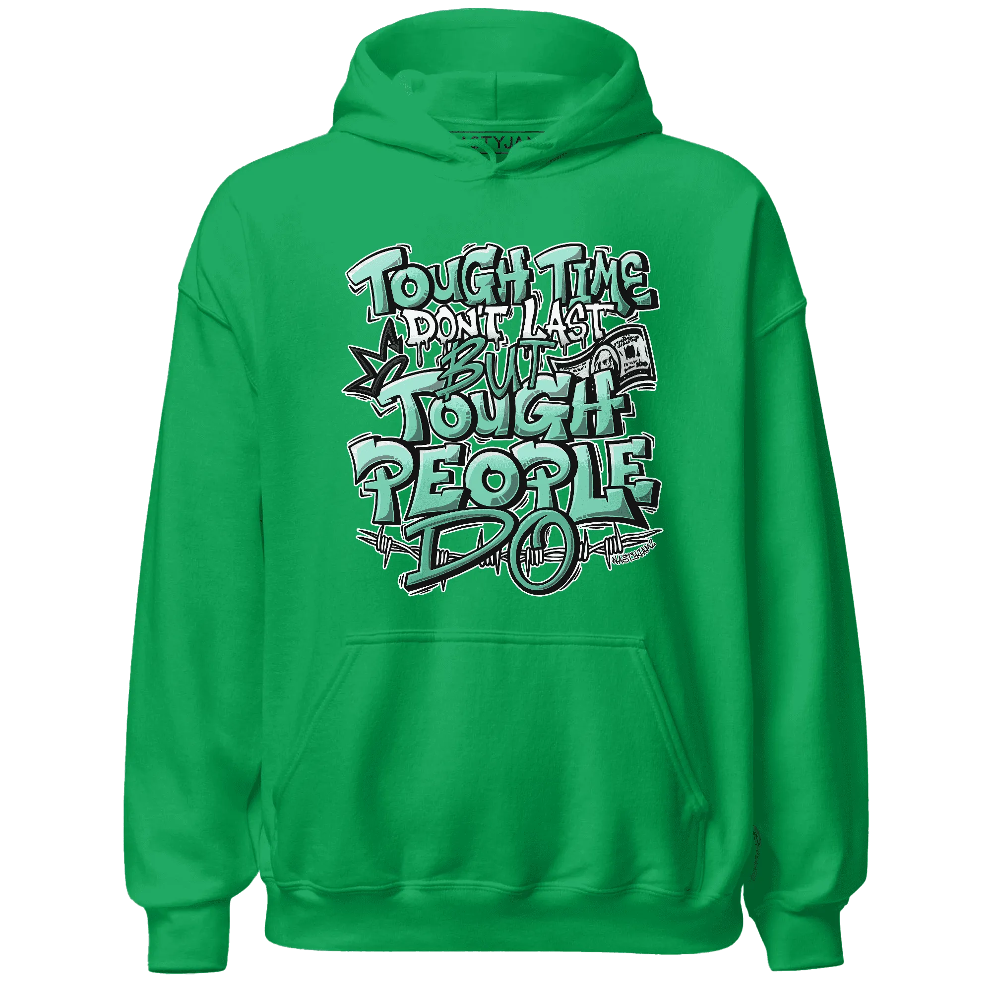 High-OG-Green-Glow-1s-Hoodie-Match-Tough-People-Never-Fall