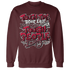 High-White-Team-Red-1s-Sweatshirt-Match-Tough-People-Never-Fall