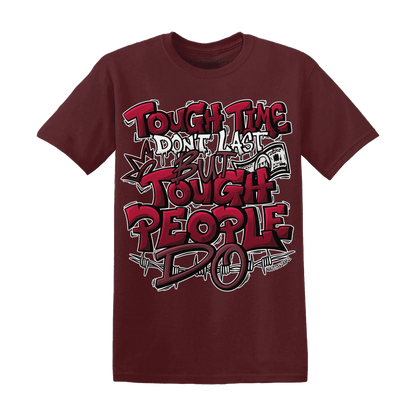High-White-Team-Red-1s-T-Shirt-Match-Tough-People-Never-Fall