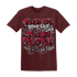High-White-Team-Red-1s-T-Shirt-Match-Tough-People-Never-Fall