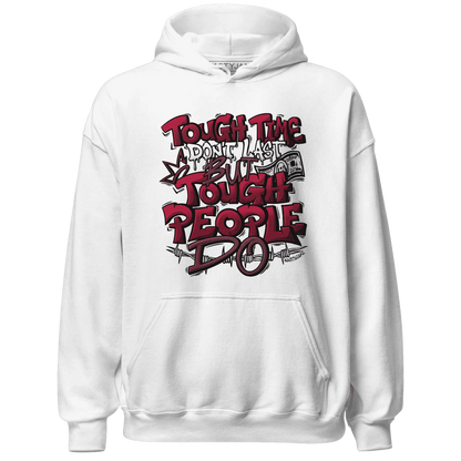 High-White-Team-Red-1s-Hoodie-Match-Tough-People-Never-Fall