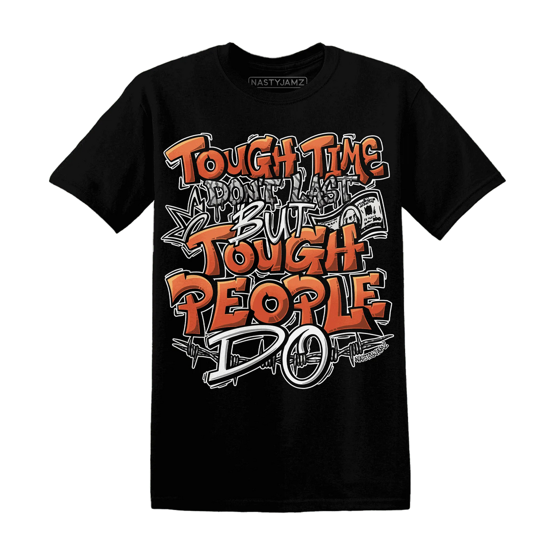 Georgia-Peach-3s-T-Shirt-Match-Tough-People-Never-Fall