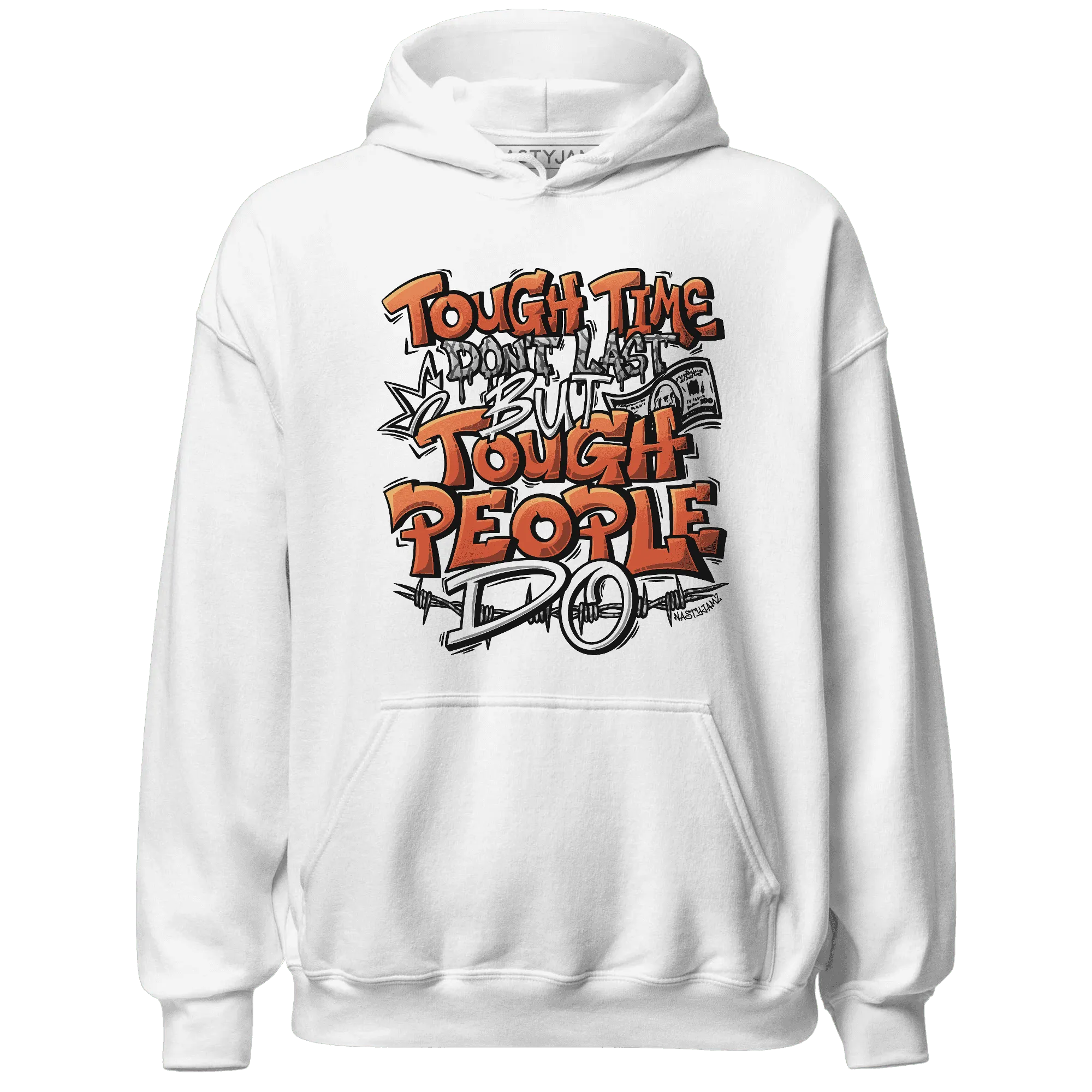 Georgia-Peach-3s-Hoodie-Match-Tough-People-Never-Fall