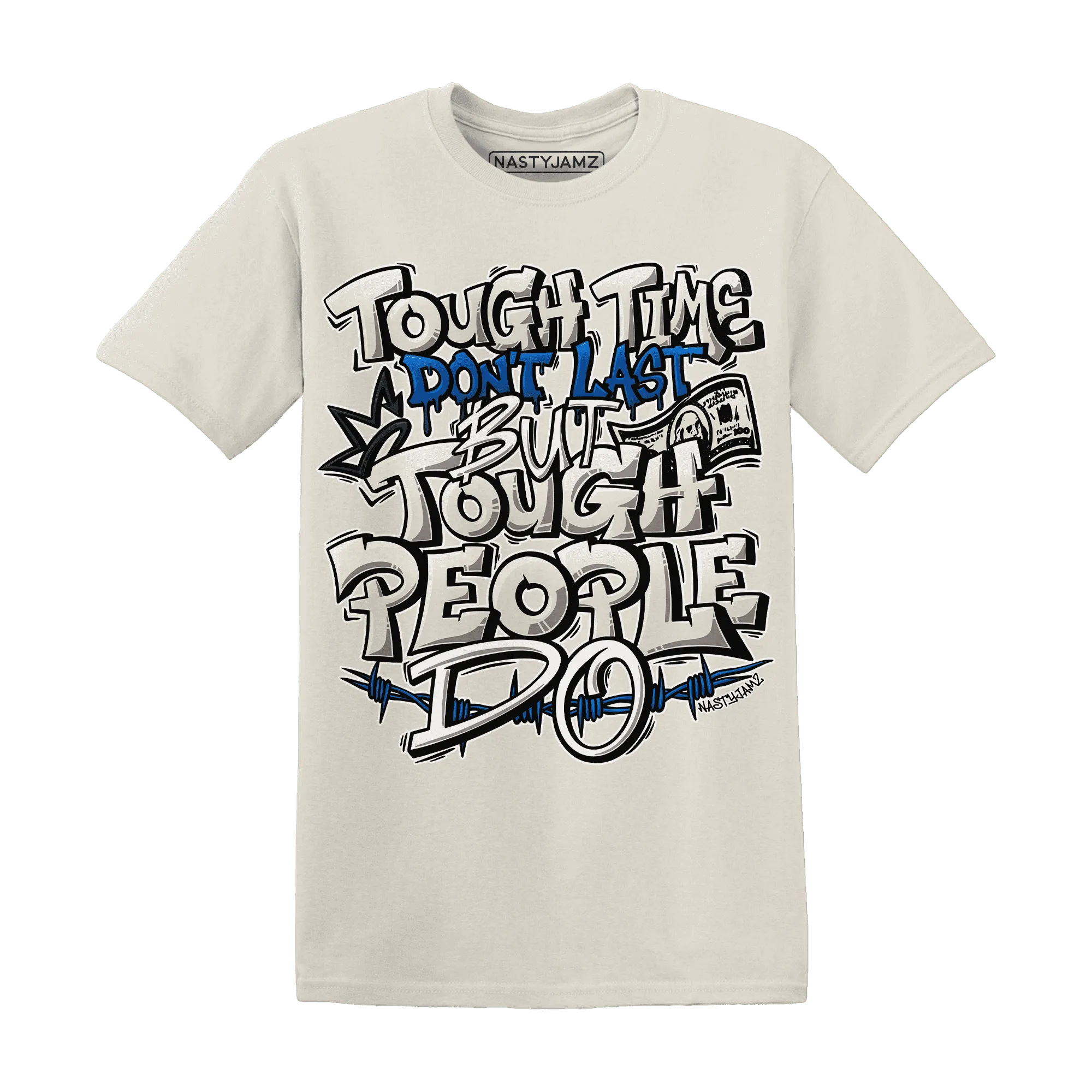 Quaiii-54-3s-T-Shirt-Match-Tough-People-Never-Fall