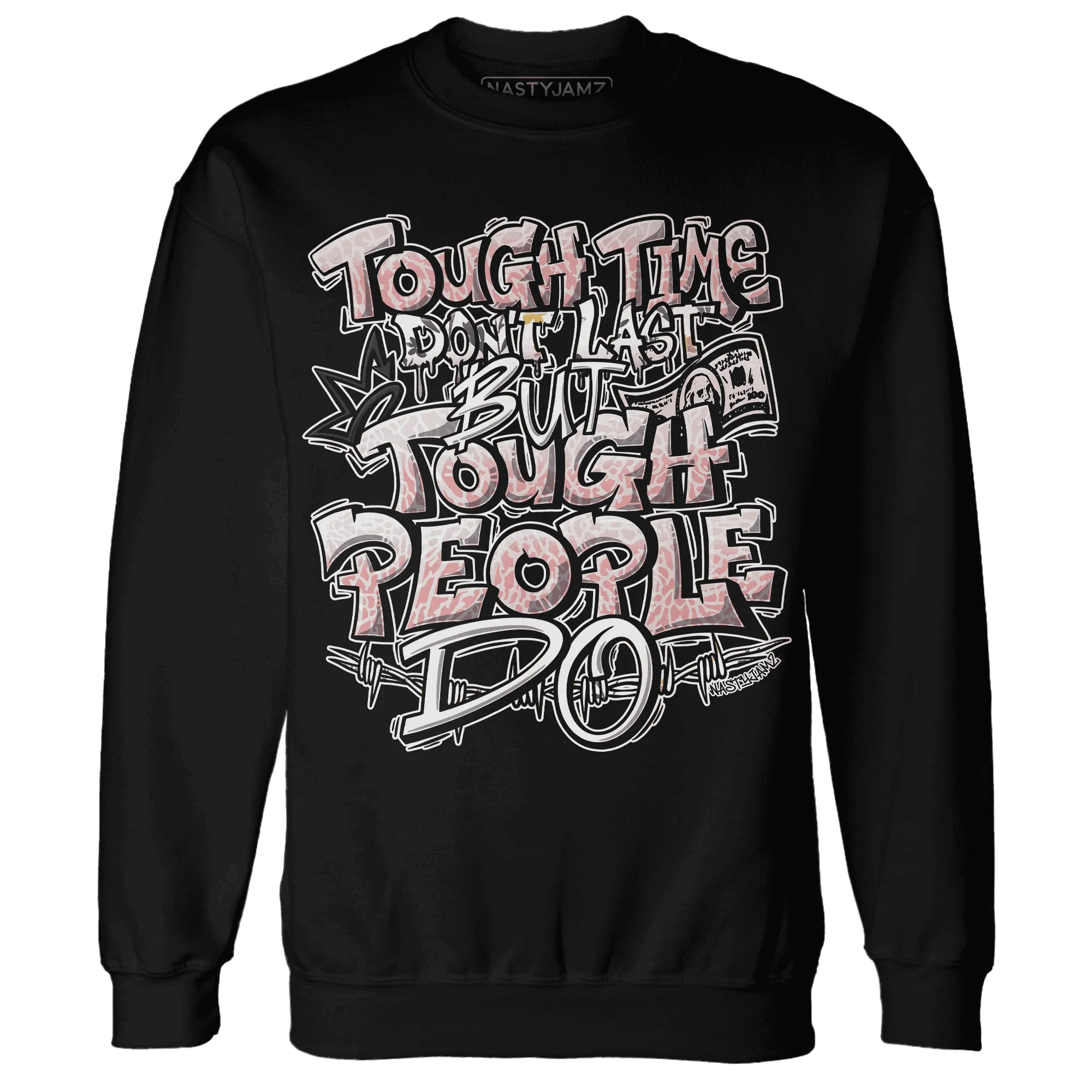 Red-Stardust-3s-Sweatshirt-Match-Tough-People-Never-Fall