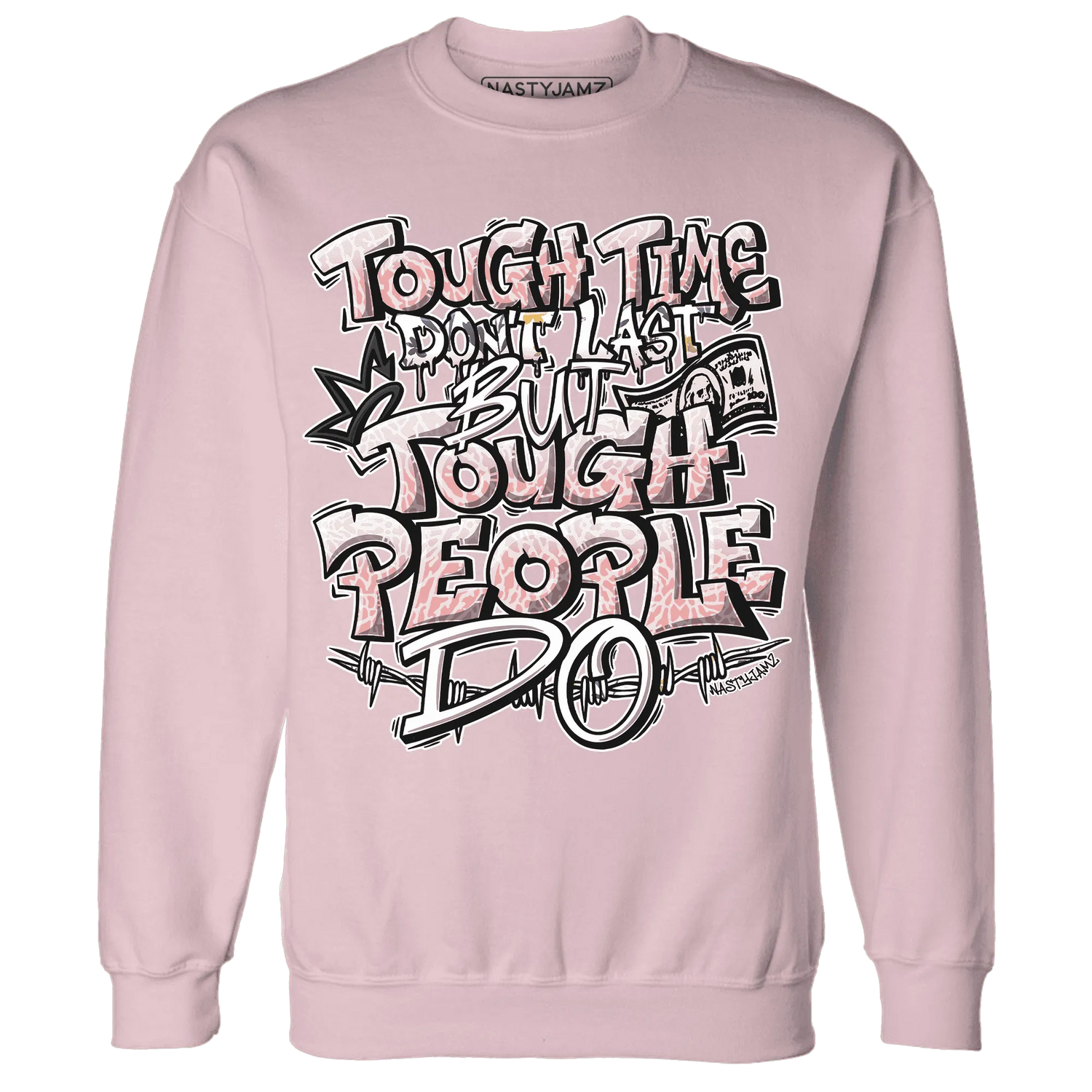 Red-Stardust-3s-Sweatshirt-Match-Tough-People-Never-Fall