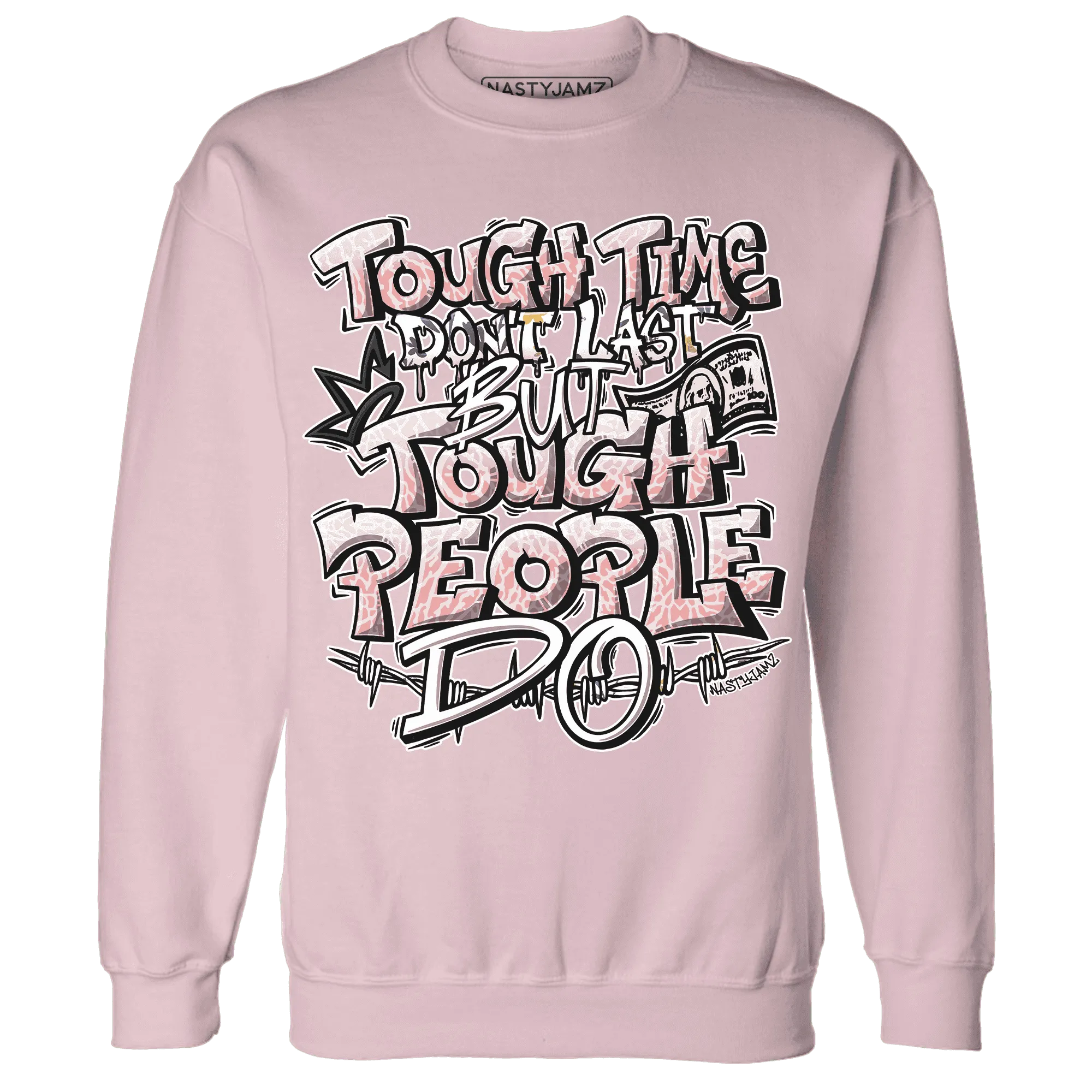 Red-Stardust-3s-Sweatshirt-Match-Tough-People-Never-Fall