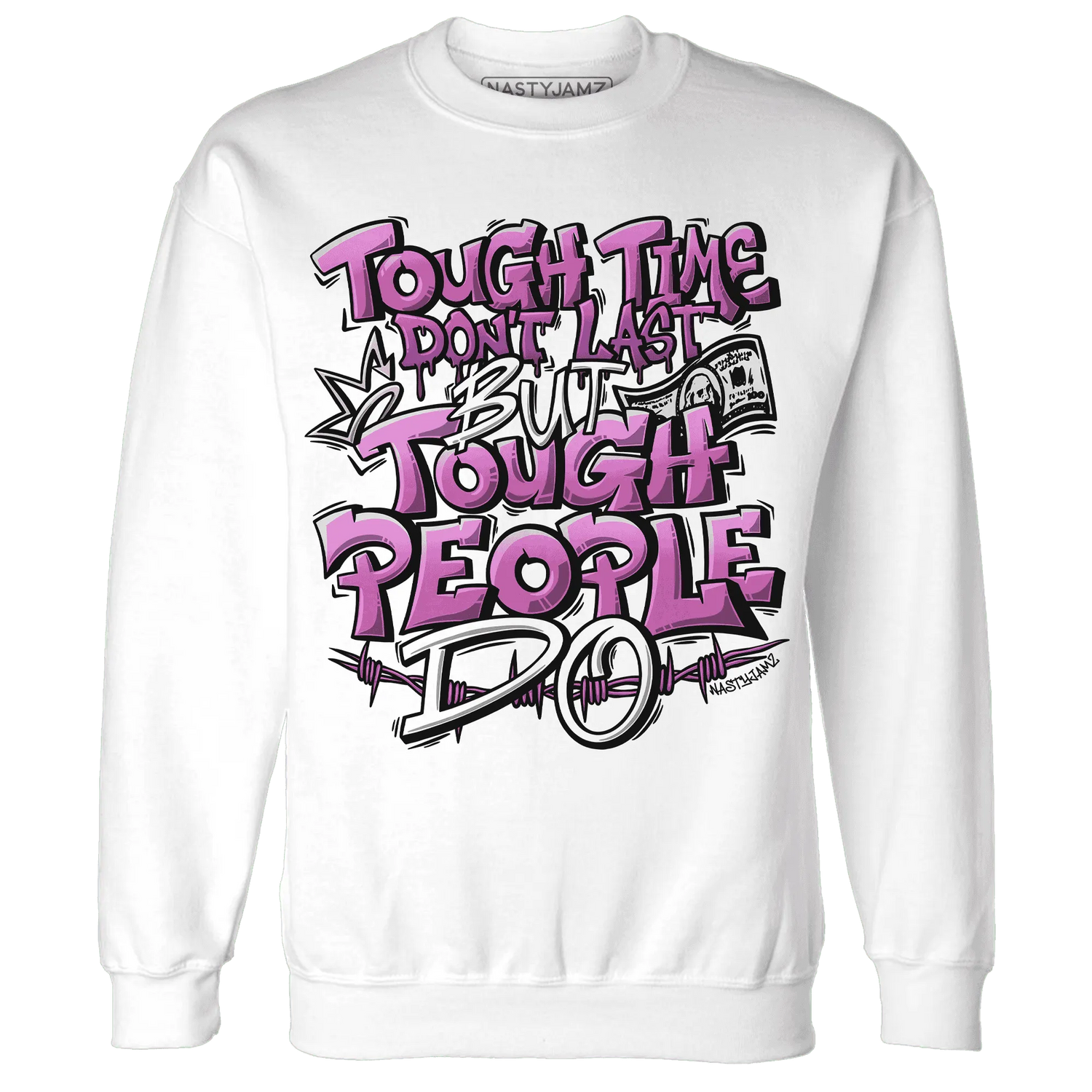 GS-Hyper-Violet-4s-Sweatshirt-Match-Tough-People-Never-Fall