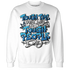 Industrial-Blue-4s-Sweatshirt-Match-Tough-People-Never-Fall