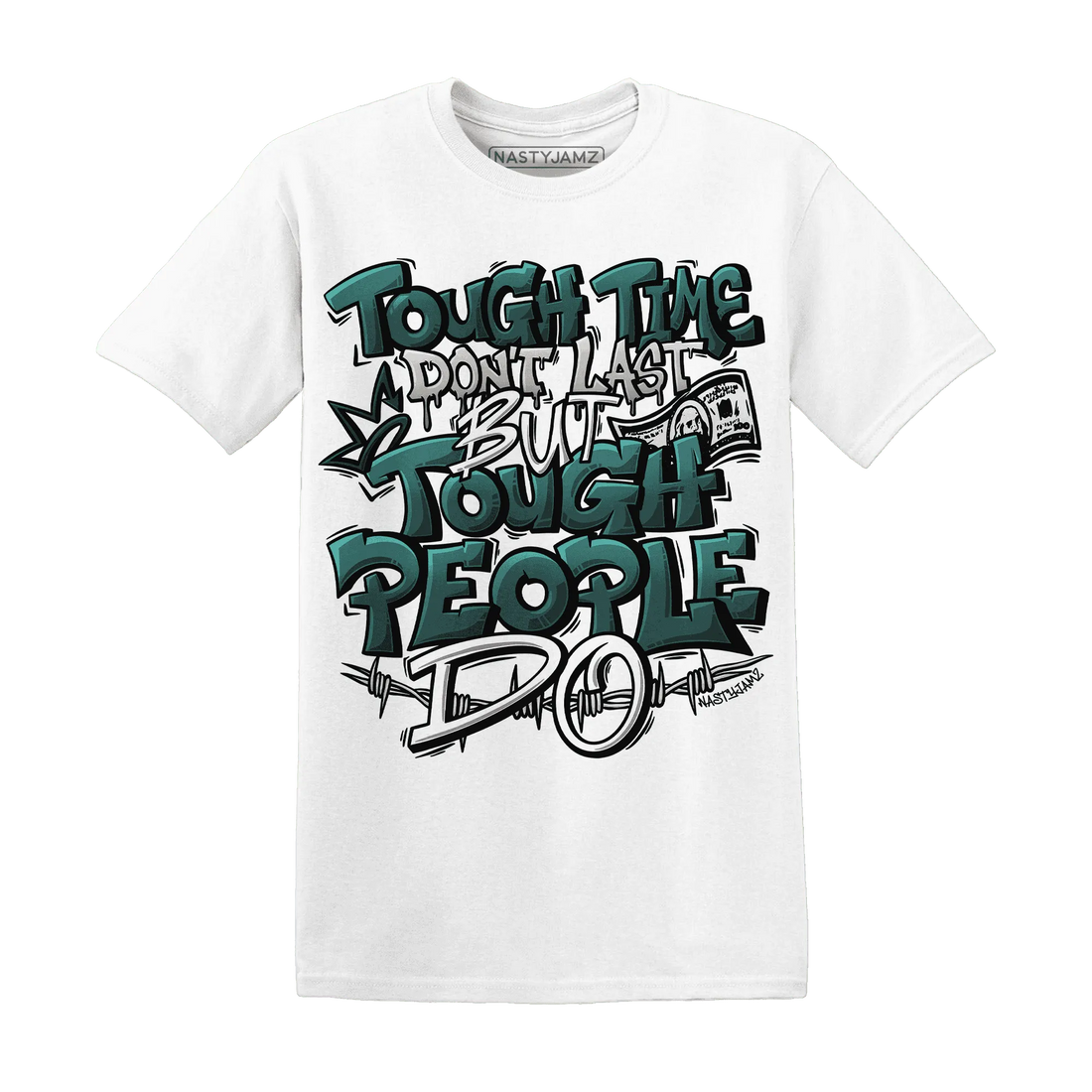 Oxidized-Green-4s-T-Shirt-Match-Tough-People-Never-Fall