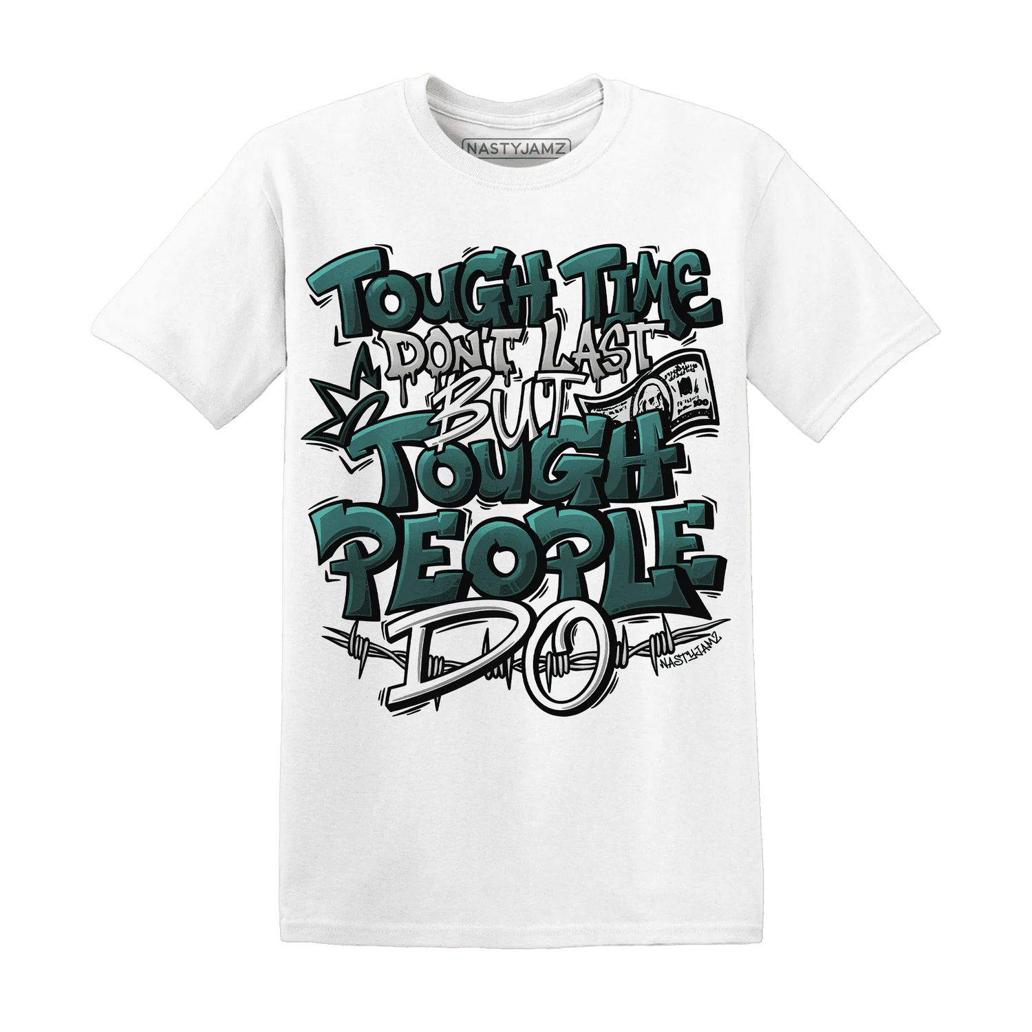 Oxidized-Green-4s-T-Shirt-Match-Tough-People-Never-Fall