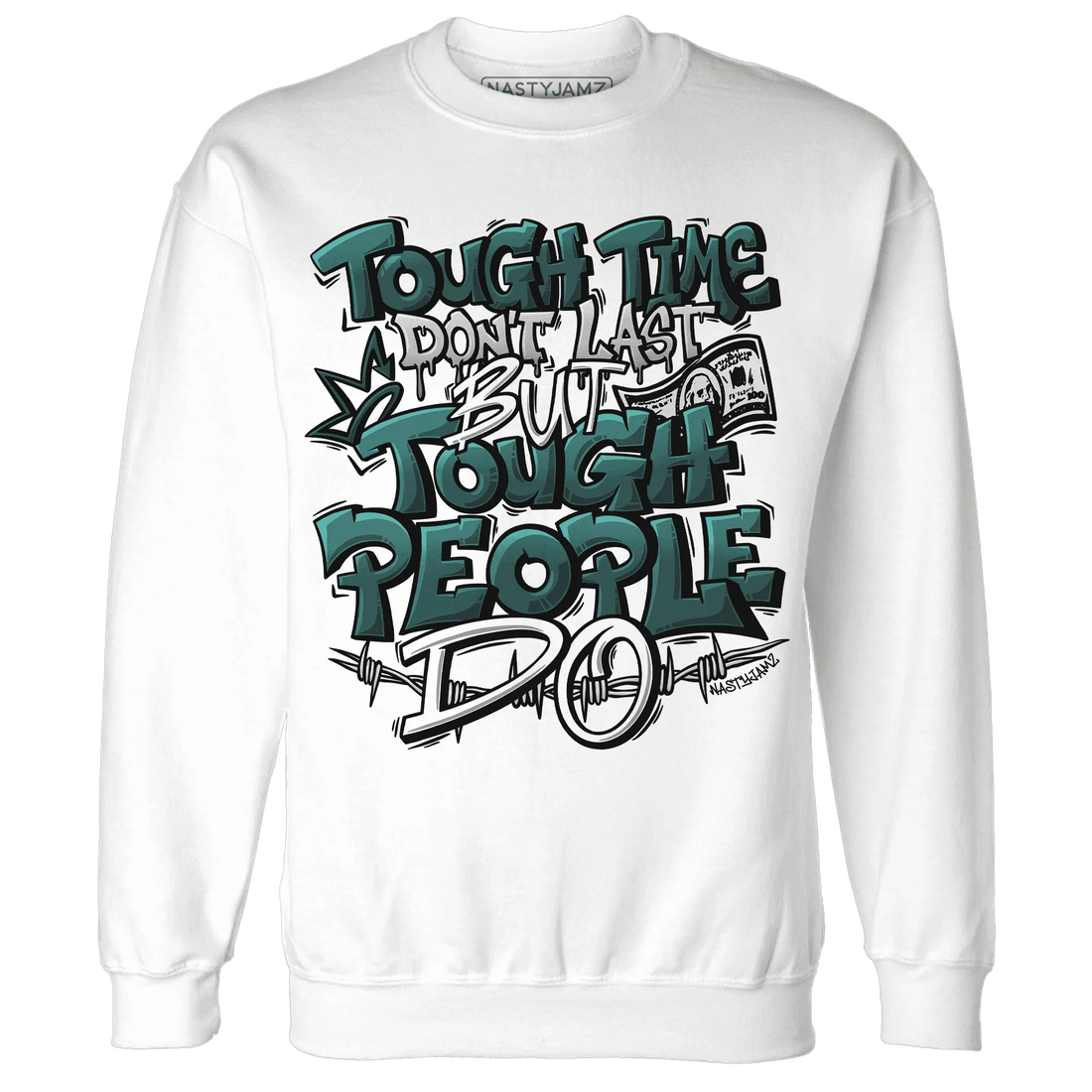 Oxidized-Green-4s-Sweatshirt-Match-Tough-People-Never-Fall