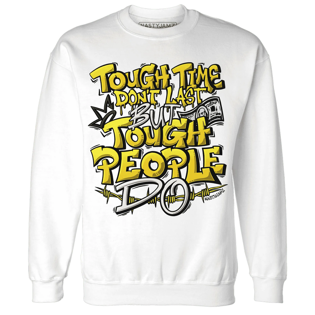 Vivid-Sulfur-4s-Sweatshirt-Match-Tough-People-Never-Fall