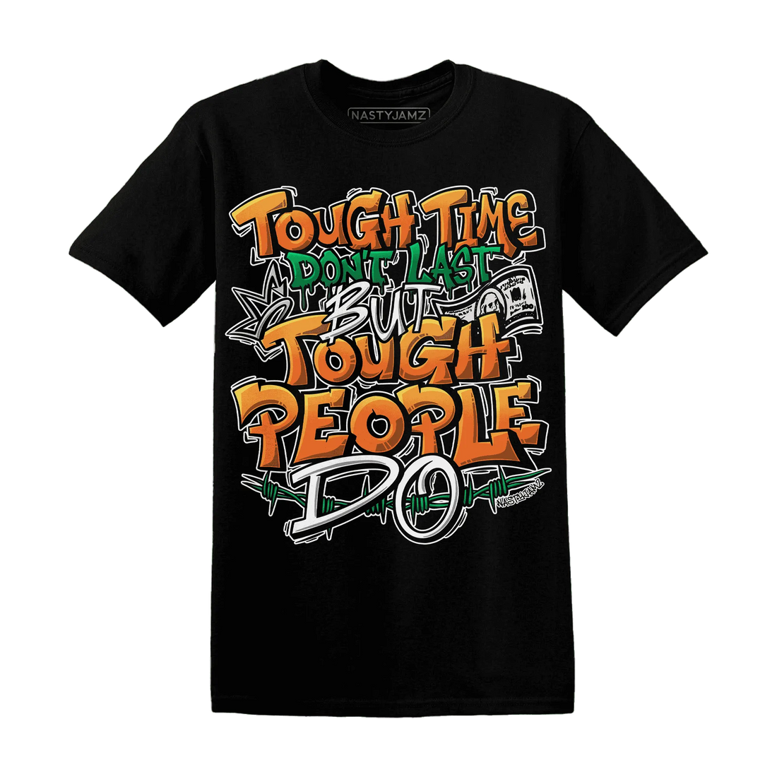 MAM-Hurricanes-5s-T-Shirt-Match-Tough-People-Never-Fall