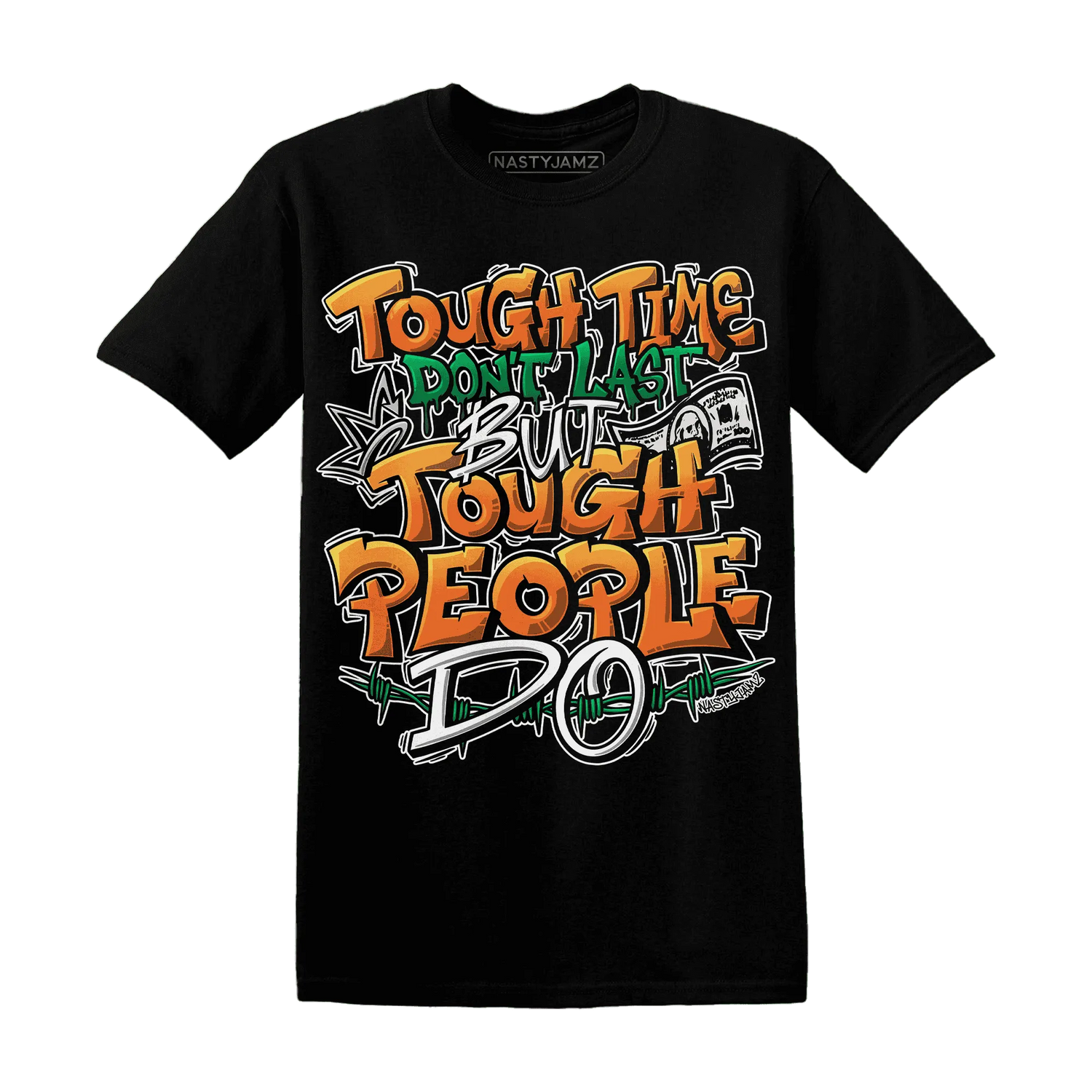 MAM-Hurricanes-5s-T-Shirt-Match-Tough-People-Never-Fall