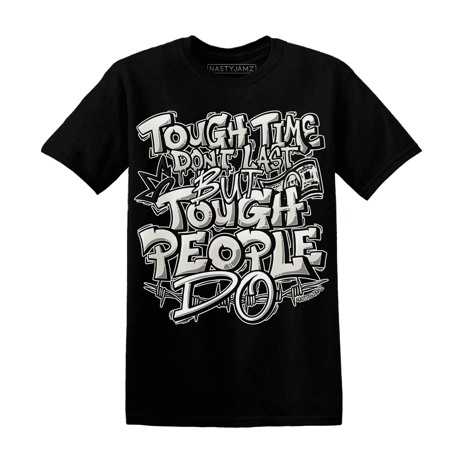 SE-Sail-5s-T-Shirt-Match-Tough-People-Never-Fall