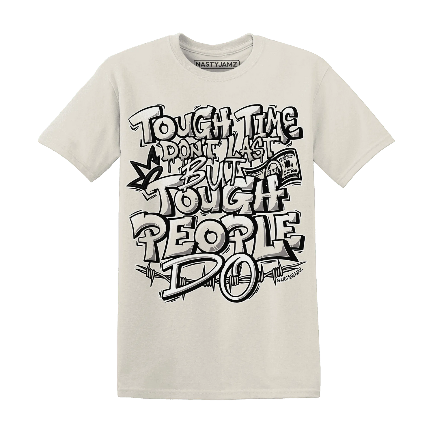 SE-Sail-5s-T-Shirt-Match-Tough-People-Never-Fall