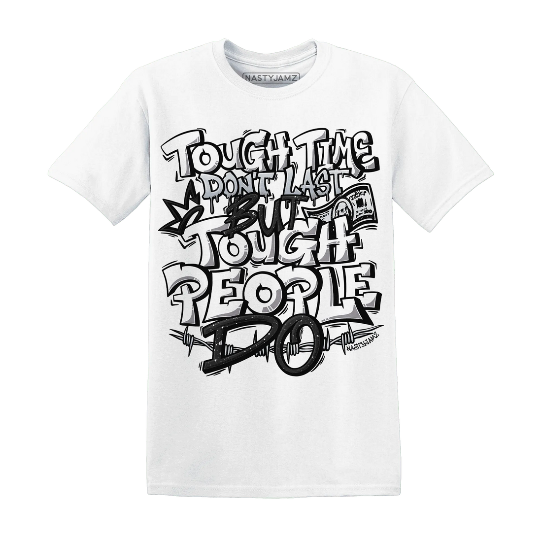 Reverse-Oreo-6s-T-Shirt-Match-Tough-People-Never-Fall