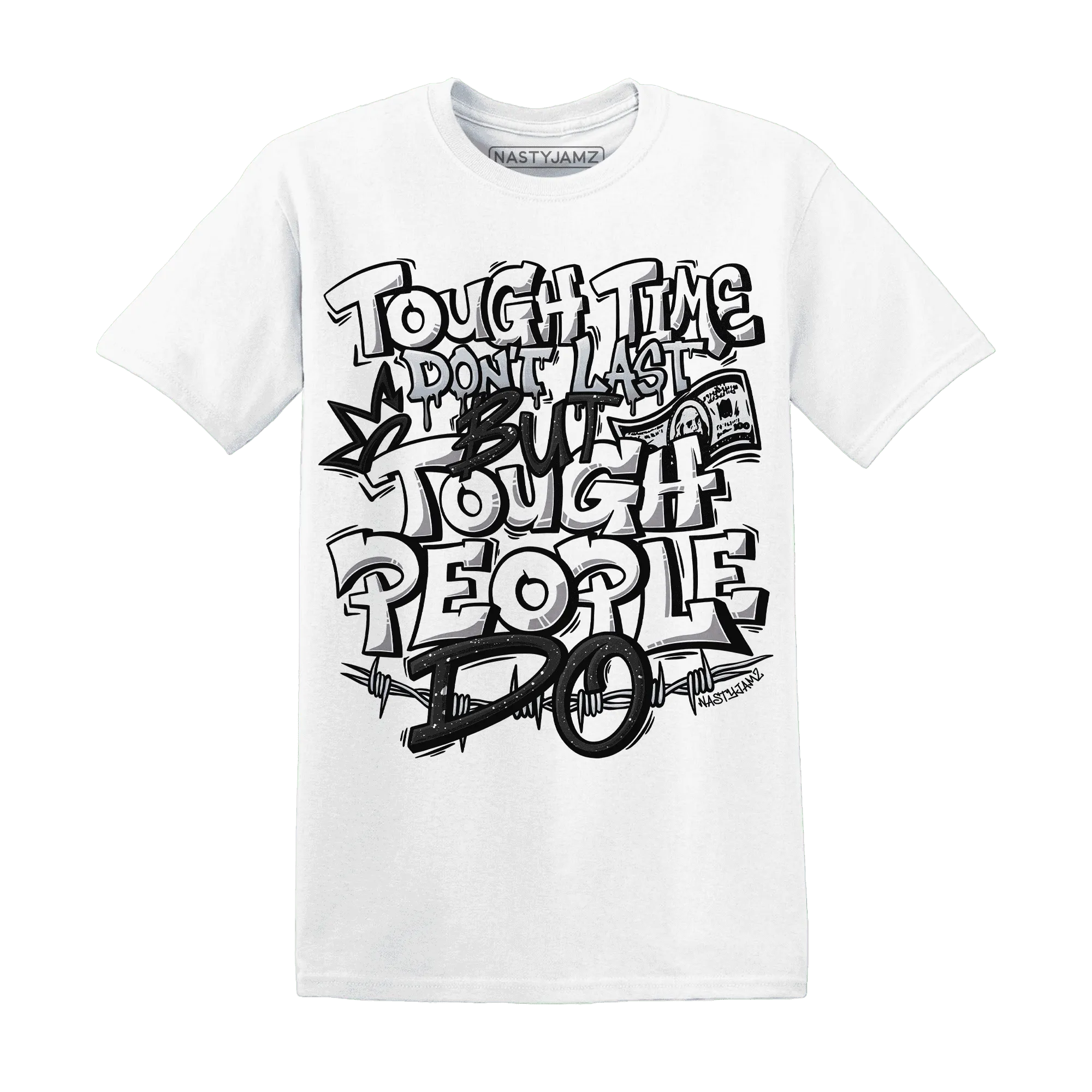Reverse-Oreo-6s-T-Shirt-Match-Tough-People-Never-Fall