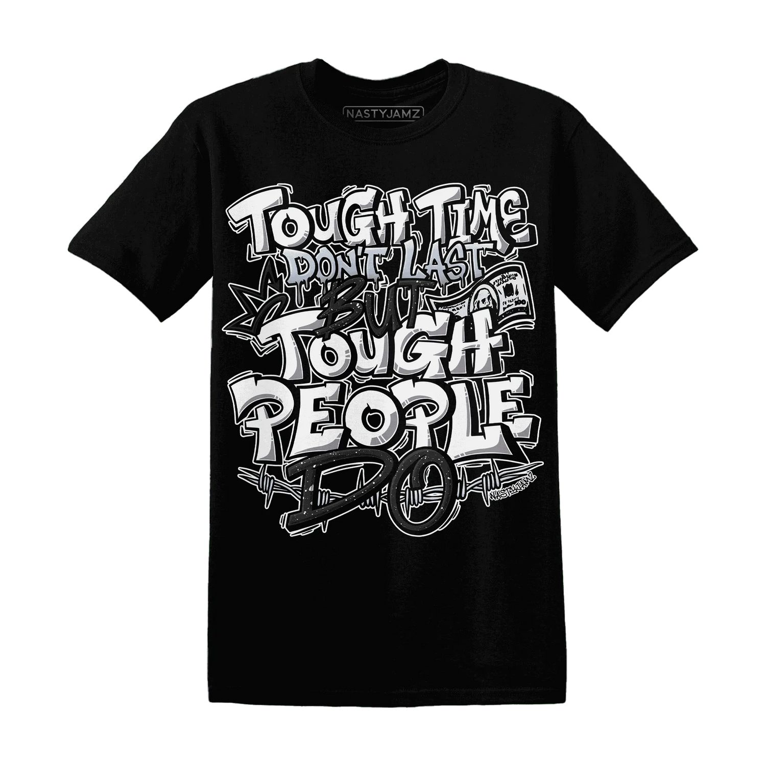 Reverse-Oreo-6s-T-Shirt-Match-Tough-People-Never-Fall