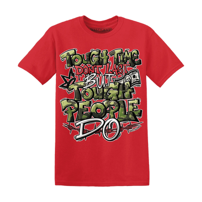 AM-90-Dark-Sage-Solar-Red-NastyJamz-T-Shirt-Match-Tough-People-Never-Fall